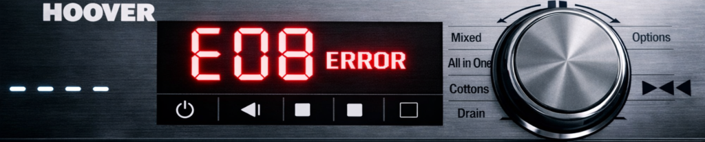 Hoover E08 Error motor fault fix — worn brushes and tacho sensor guide