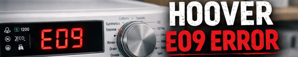 HOOVER E09 ERROR