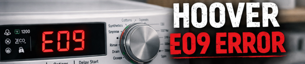 Hoover E09 Error code