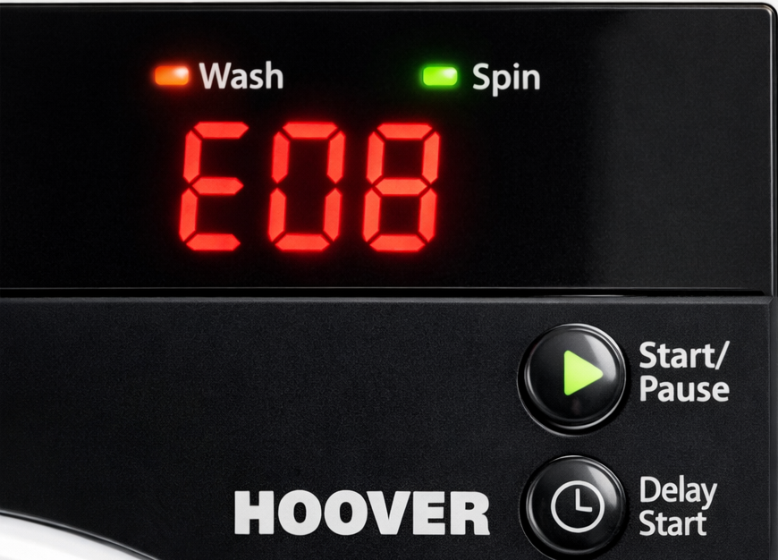 Hoover E08 Error code